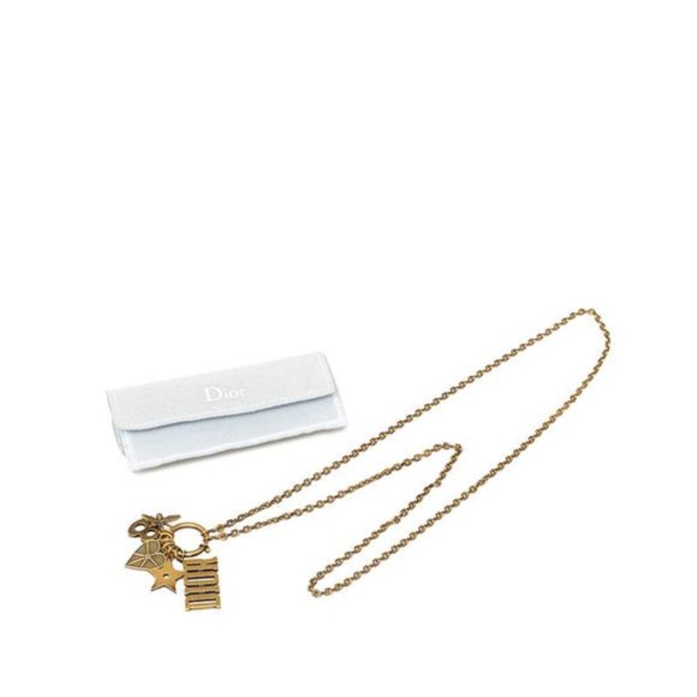 Dior Logo Charms Necklace - Picture 4 of 5